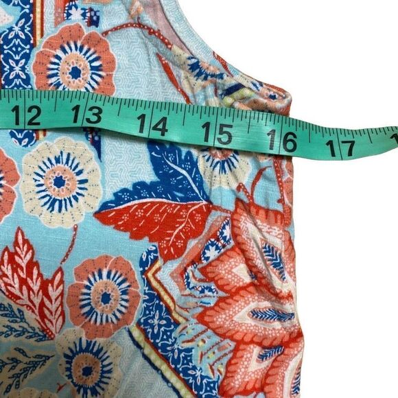 Womens J.Jill Stretch Sleeveless Spring Summer Dress Floral size XS - Picture 6 of 10